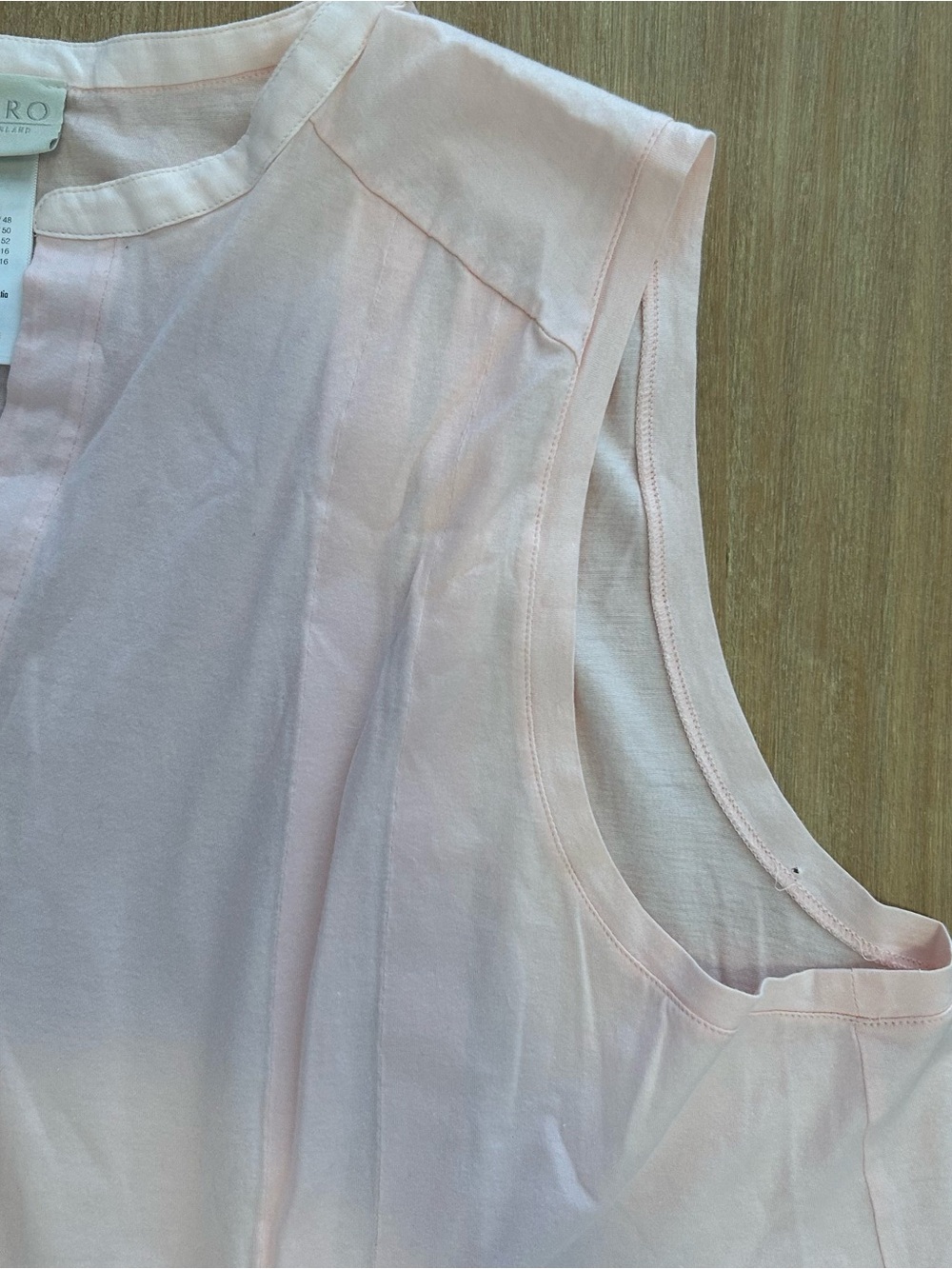 HANRO of Switzerland Cotton Tank Sleep Shirt | NWOT | Crystal Pink | Large - Picture 10 of 11